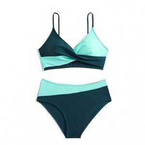 Teal and Mint Women's Swim Set size M New